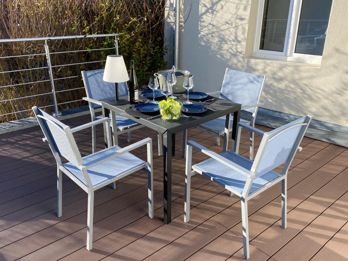 Duplex Le 12 - Appartement Avec Terrasse Dans Le Vignoble - 5 Mn Du Centre De Colmar Wettolsheim Εξωτερικό φωτογραφία